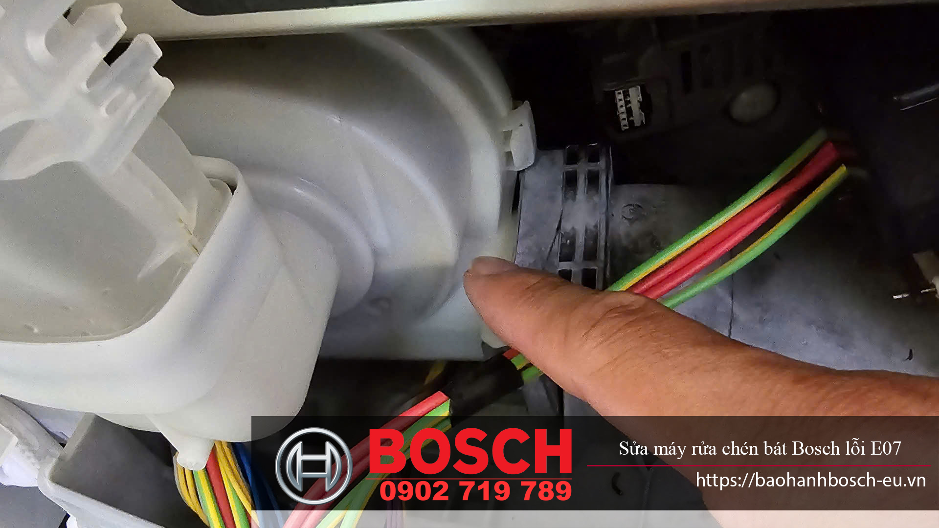 Máy rửa bát Bosch lỗi E07